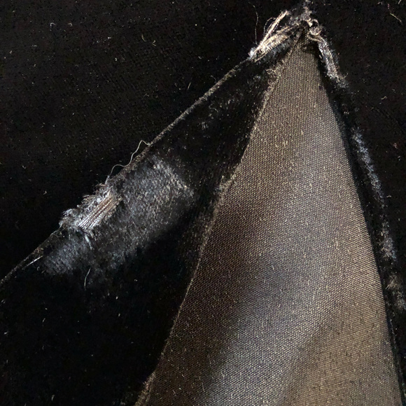 Vintage A. J. Bari Velvet Dress Black - Picture 8 of 8